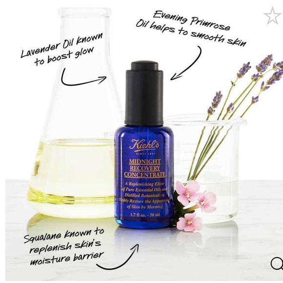 Kiehls Midnight Recover Oil Facial New Unopened - Picture 3 of 4